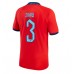 Tanie Strój piłkarski Anglia Luke Shaw #3 Koszulka Wyjazdowej MŚ 2022 Krótkie Rękawy